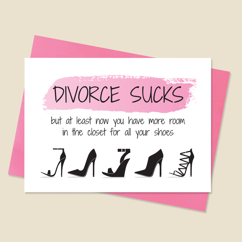 Divorce Sucks Card
