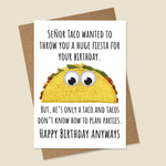 Taco Birthday Card