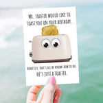 Toaster Birthday Card