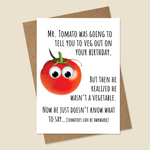 Tomato Birthday Card